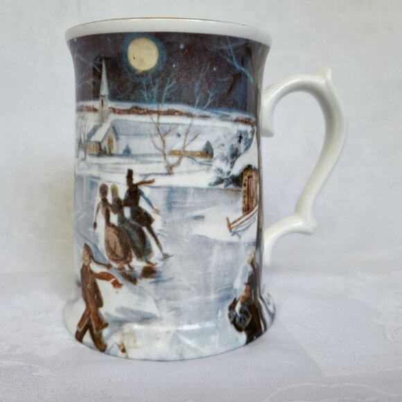 Carling O'Keefe Collector Beer Tankard - Winter Scene - 2nd edition - Picture 1 of 7